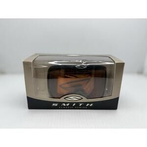 Vintage 1998 SMITH Gold Lite Sun Valley Snowboard Ski Goggles Size Adult Black